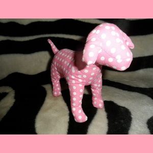 Victorias Secret PINK Dog Plush Puppy Polka Dots